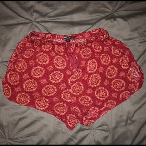 Red Brandy Melville shorts